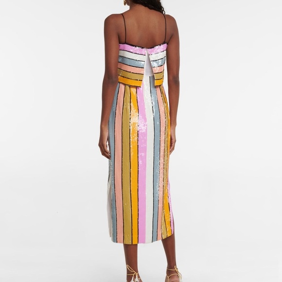 NWT Veronica Beard Ivanna Sequin Midi Dress - Picture 4 of 5